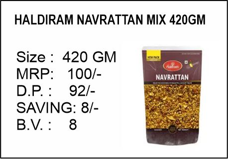 HALDIRAM NAVRATTAN MIX 420GM