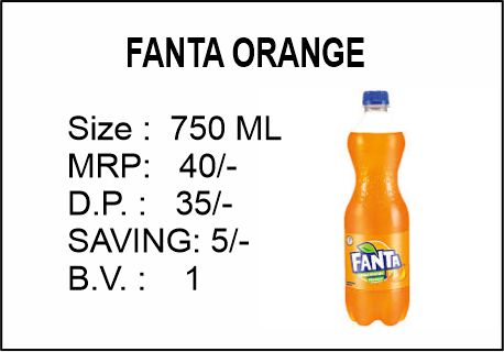 FANTA ORANGE ( 750 ML )